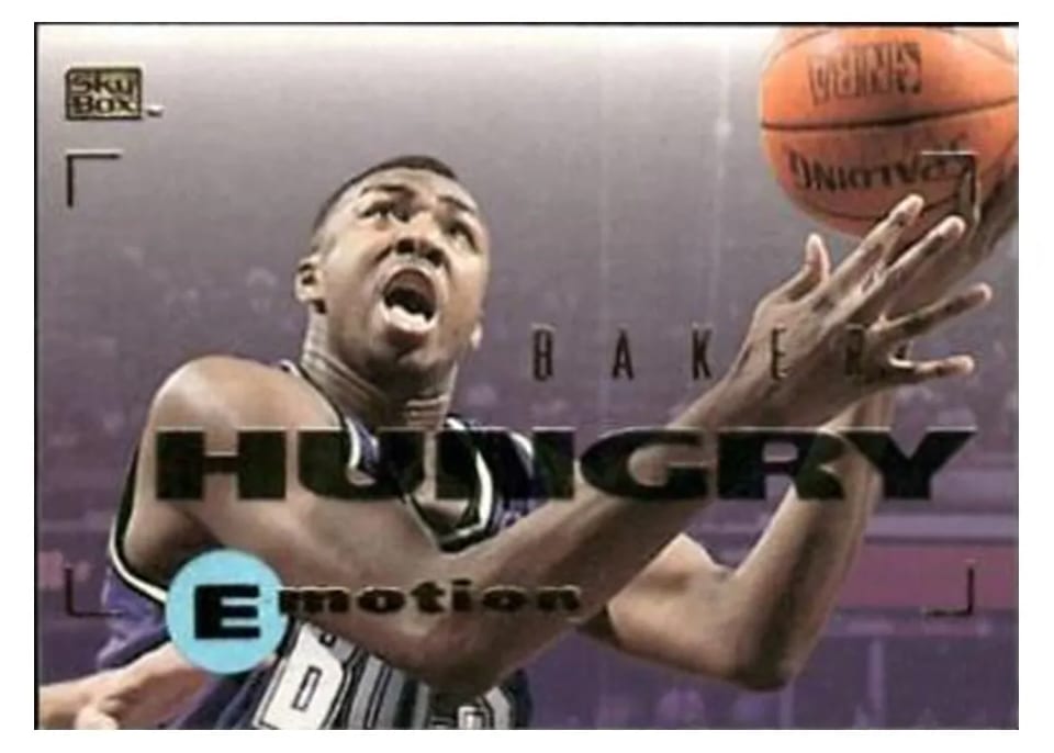 1994 E Motion Vin Baker #53 card