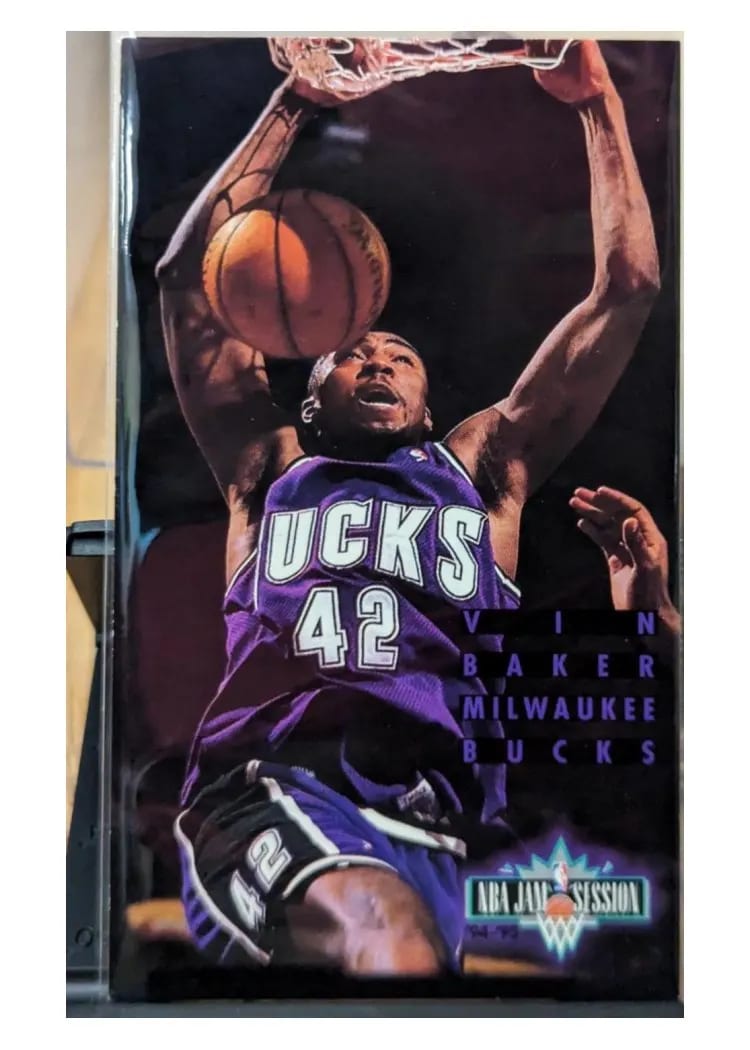 1994 Fleer Jam Session Vin Baker #104 card