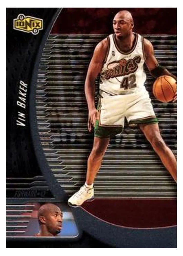 1998 Upper Deck Ionix Vin Baker #54 card