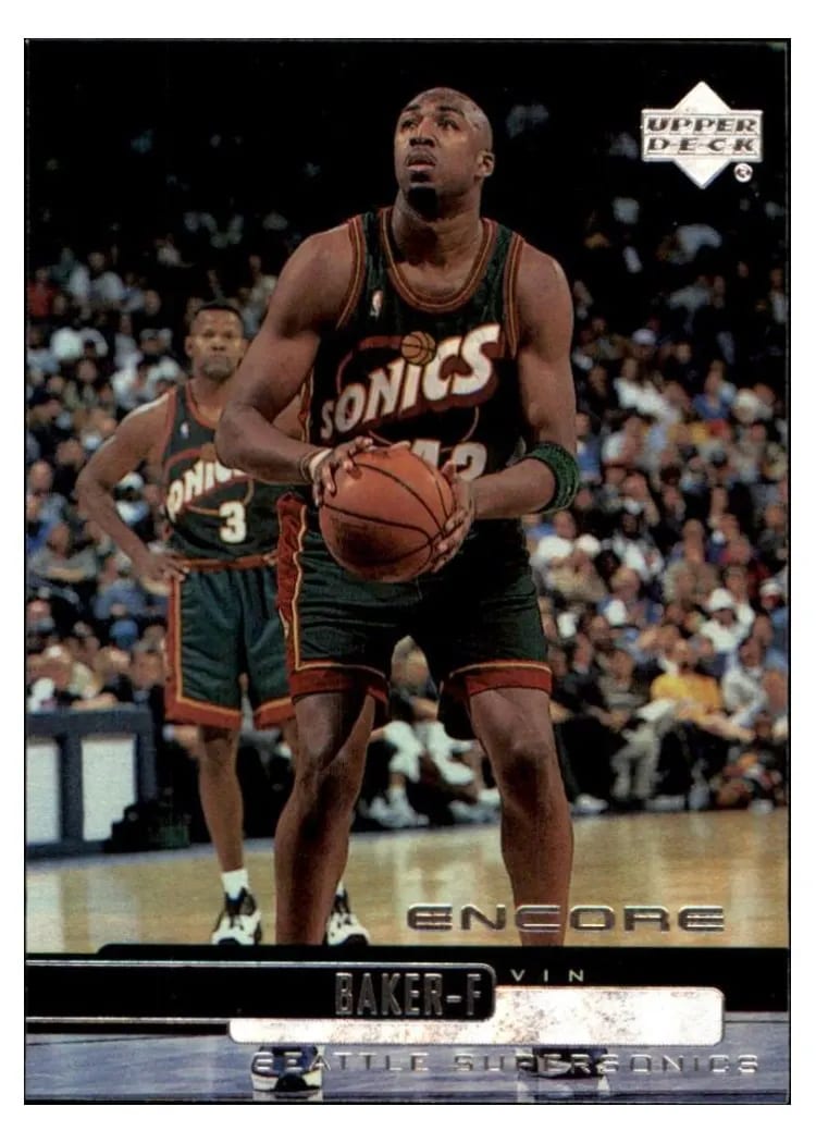 1999 Upper Deck Encore Vin Baker #76 card
