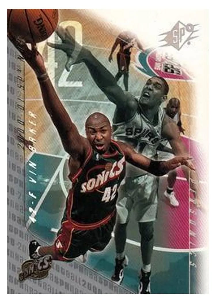 2000 Spx Vin Baker #78 card
