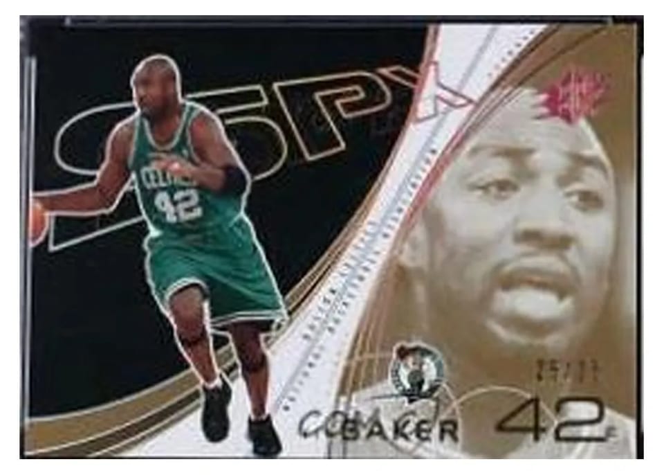 2002 Spx Vin Baker #7 card