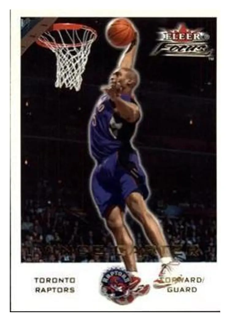 2000 Fleer Focus Vince Carter #1 card