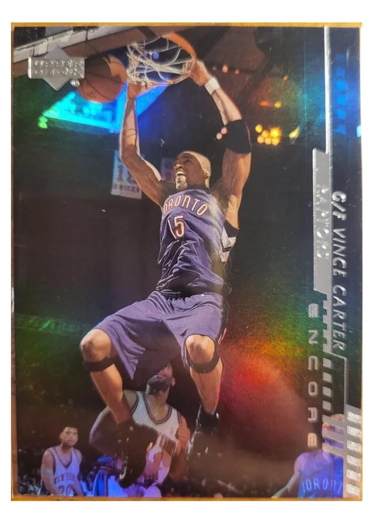 2000 Upper Deck Encore Vince Carter #118 card
