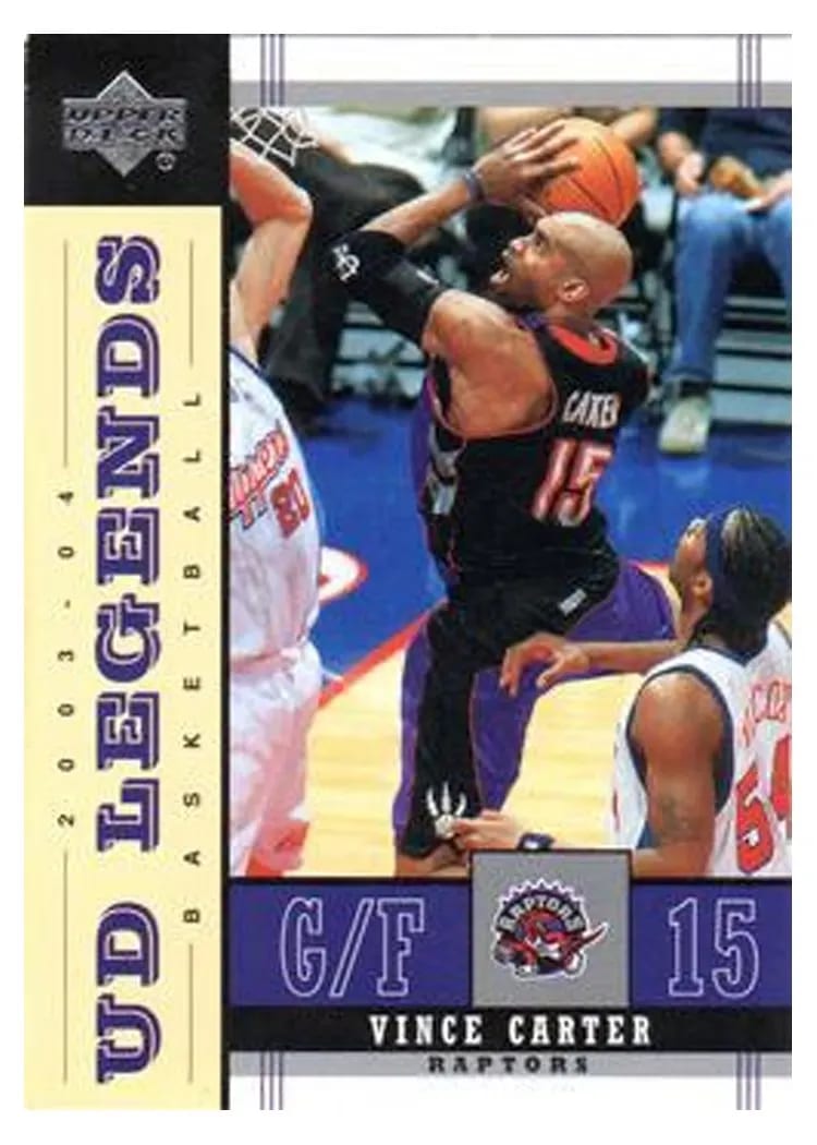 2003 Upper Deck Legends Vince Carter #83 card