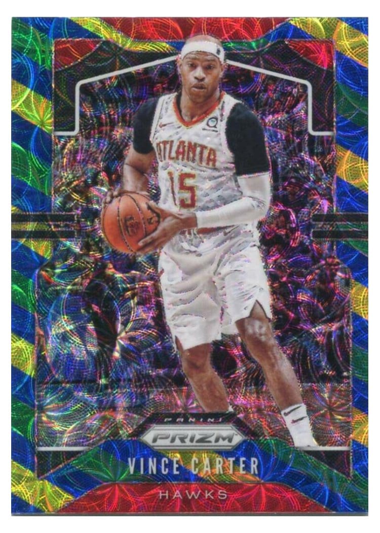 2019-20 Panini Prizm Base Set Vince Carter #33 card