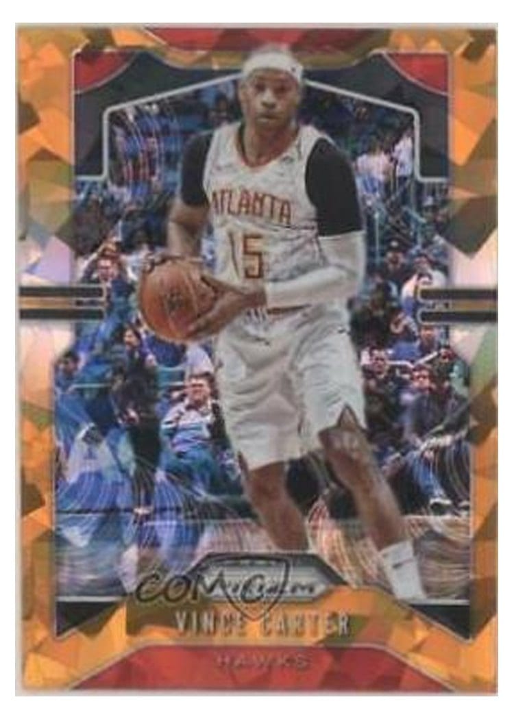 2019-20 Panini Prizm Base Set Vince Carter #33 card