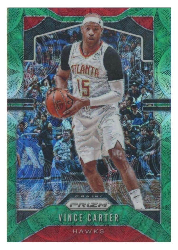 2019-20 Panini Prizm Base Set Vince Carter #33 card