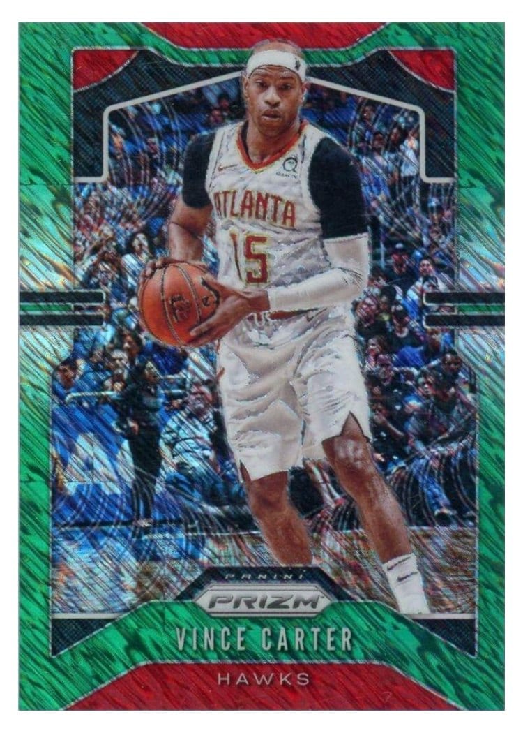 2019-20 Panini Prizm Base Set Vince Carter #33 card
