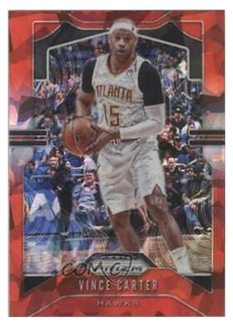 2019-20 Panini Prizm Base Set Vince Carter #33 card