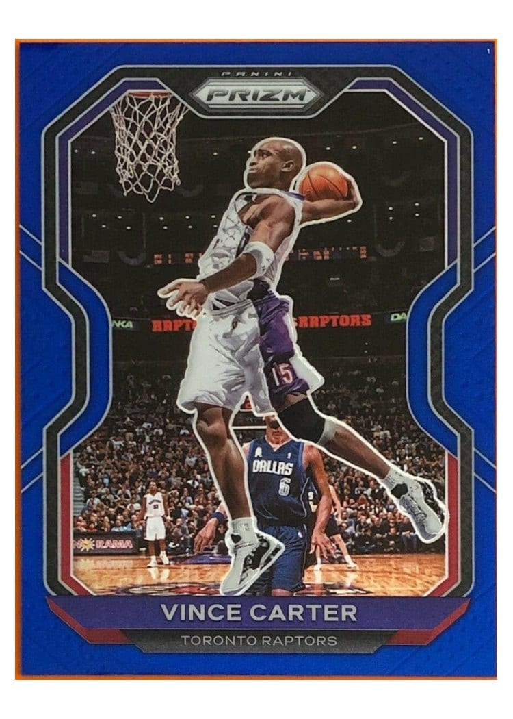 2020-21 Panini Prizm Base Set Vince Carter #117 card