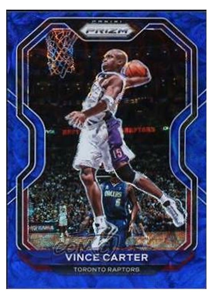 2020-21 Panini Prizm Base Set Vince Carter #117 card