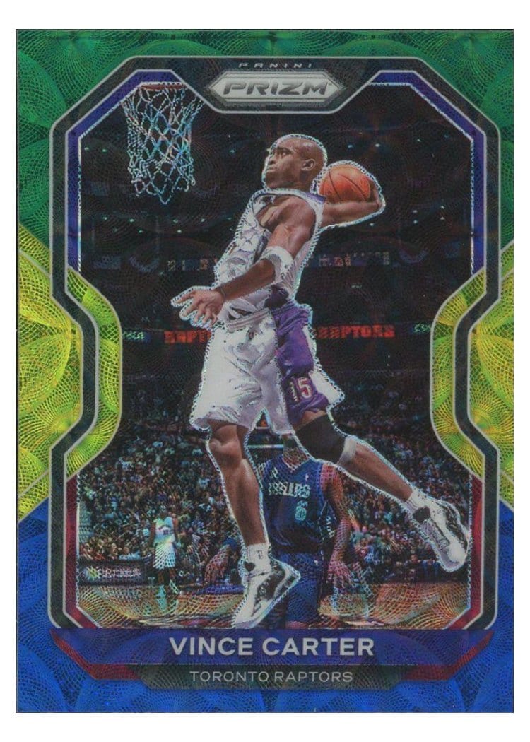 2020-21 Panini Prizm Base Set Vince Carter #117 card
