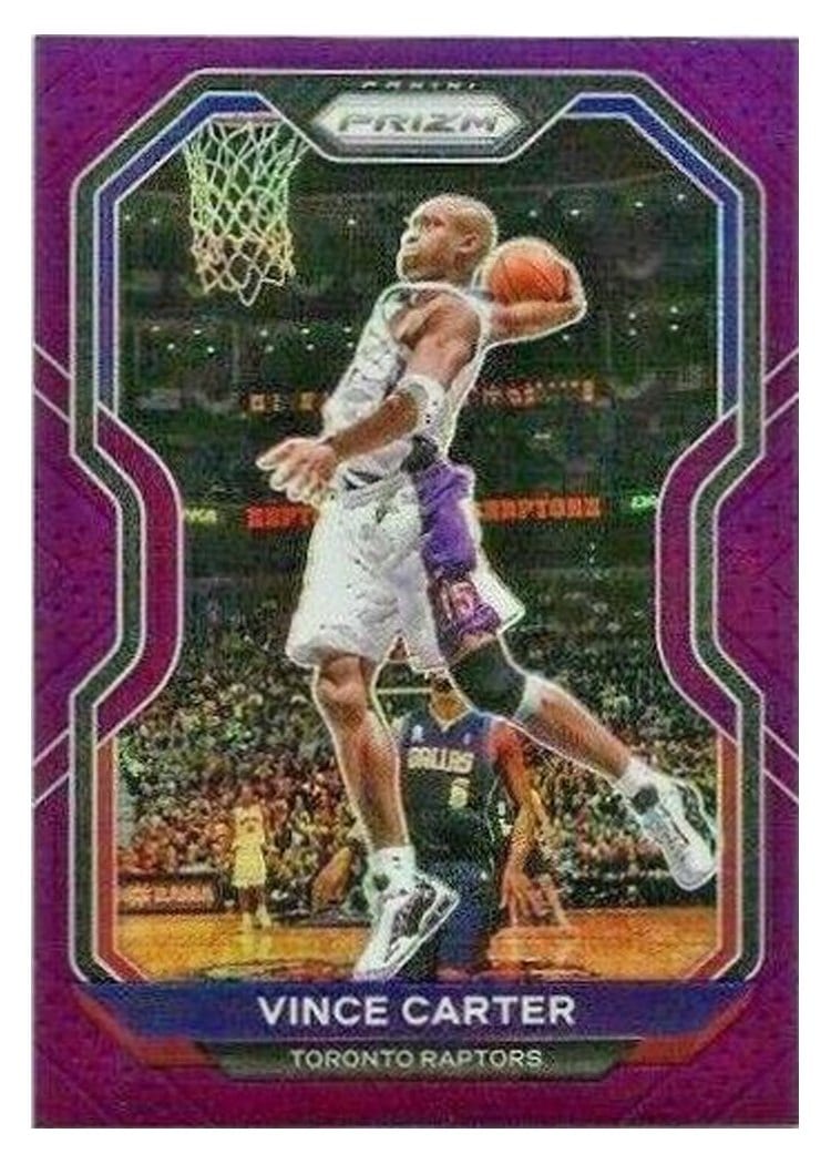 2020-21 Panini Prizm Base Set Vince Carter #117 card