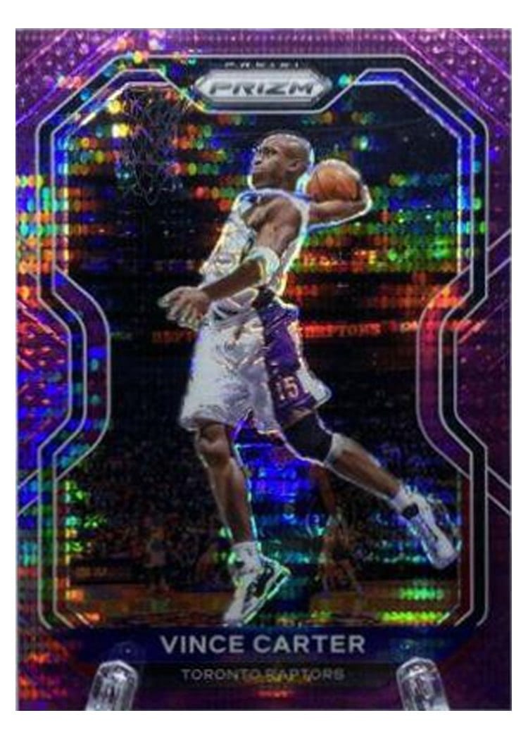 2020-21 Panini Prizm Base Set Vince Carter #117 card