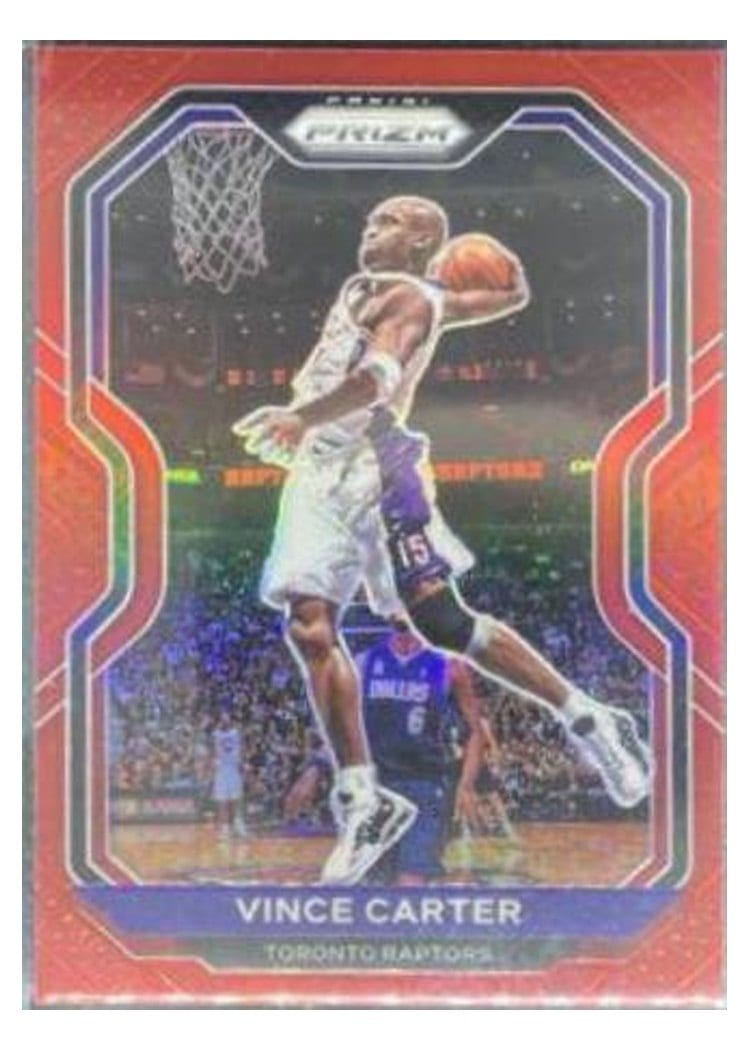 2020-21 Panini Prizm Base Set Vince Carter #117 card