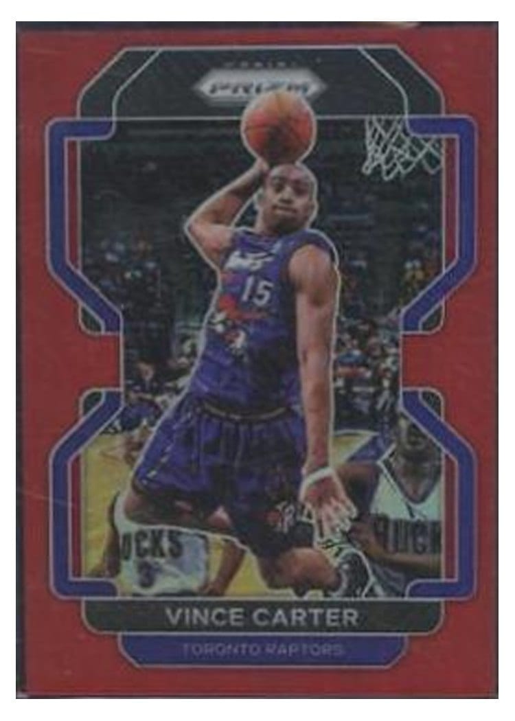 2021-22 Panini Prizm Base Set Vince Carter #246 card