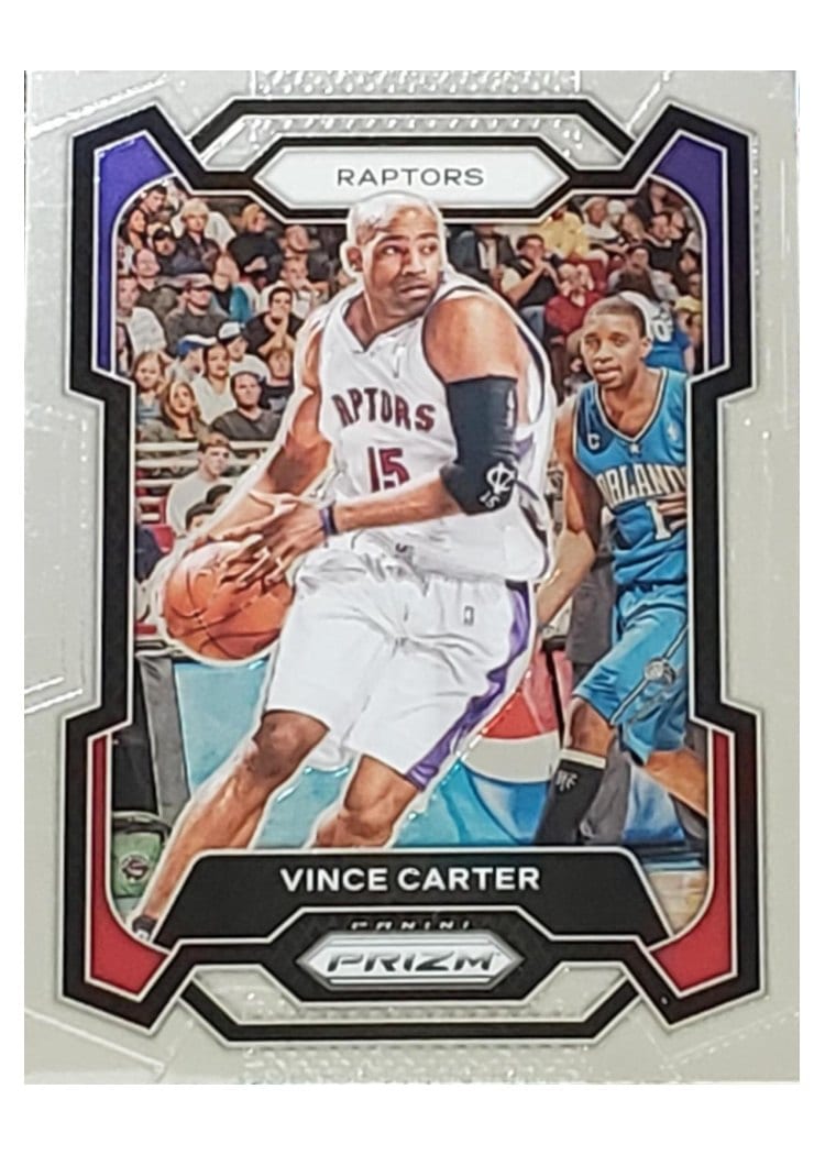 2023-24 Panini Prizm Base Set Vince Carter #195 card