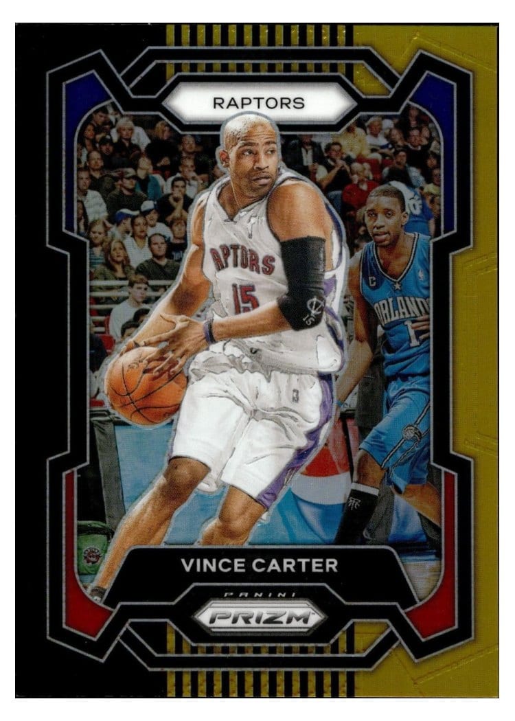 2023-24 Panini Prizm Base Set Vince Carter #195 card