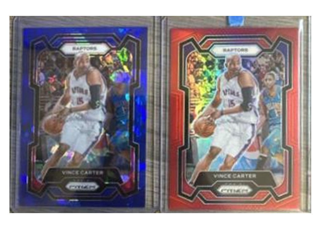 2023-24 Panini Prizm Base Set Vince Carter #195 card