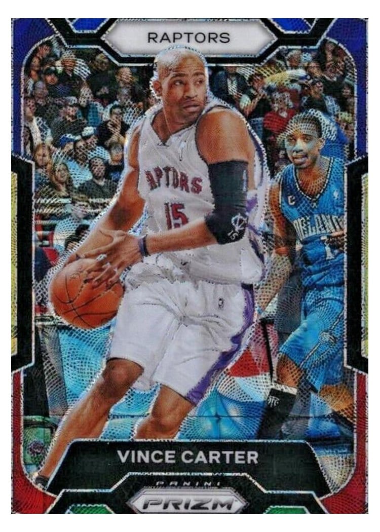 2023-24 Panini Prizm Base Set Vince Carter #195 card