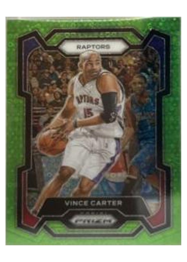 2023-24 Panini Prizm Base Set Vince Carter #195 card