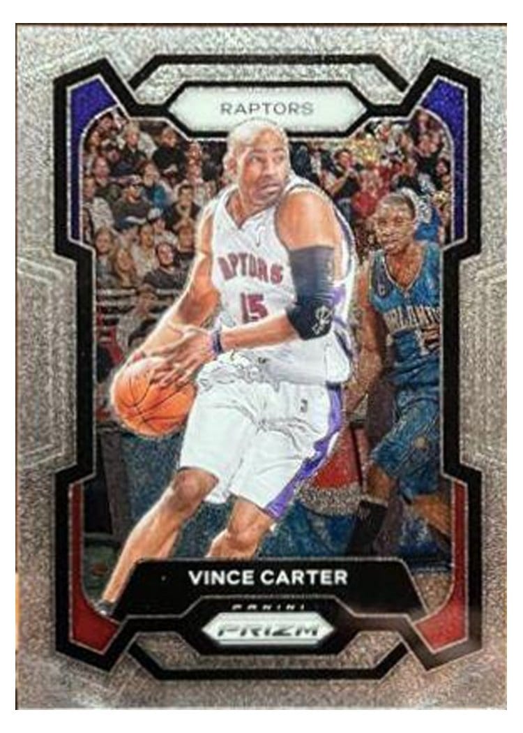 2023-24 Panini Prizm Base Set Vince Carter #195 card