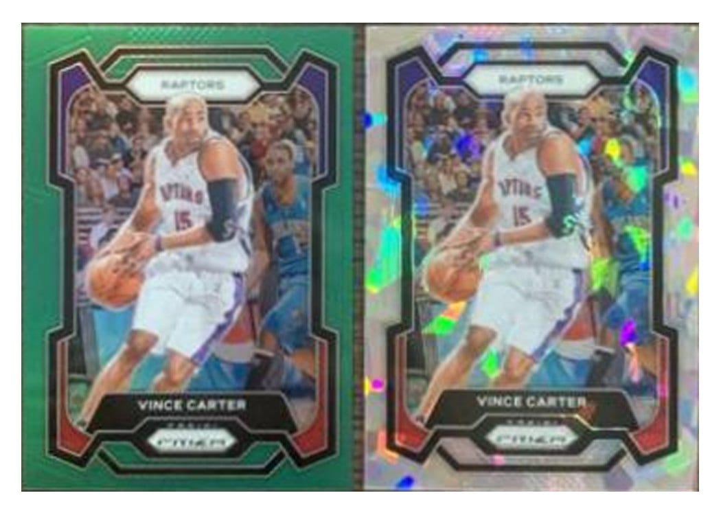 2023-24 Panini Prizm Base Set Vince Carter #195 card
