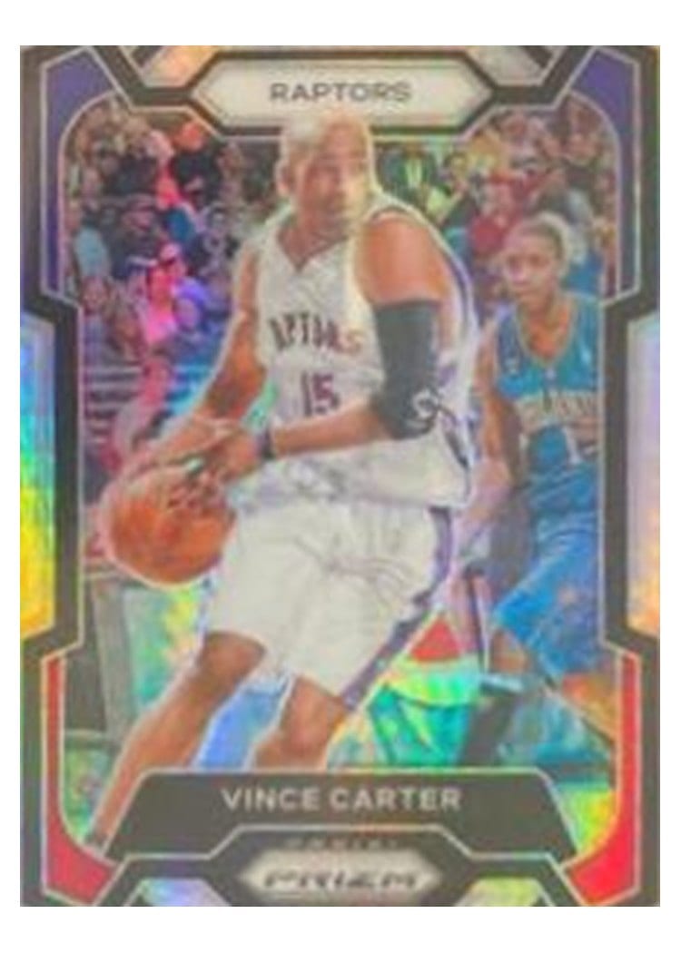 2023-24 Panini Prizm Base Set Vince Carter #195 card