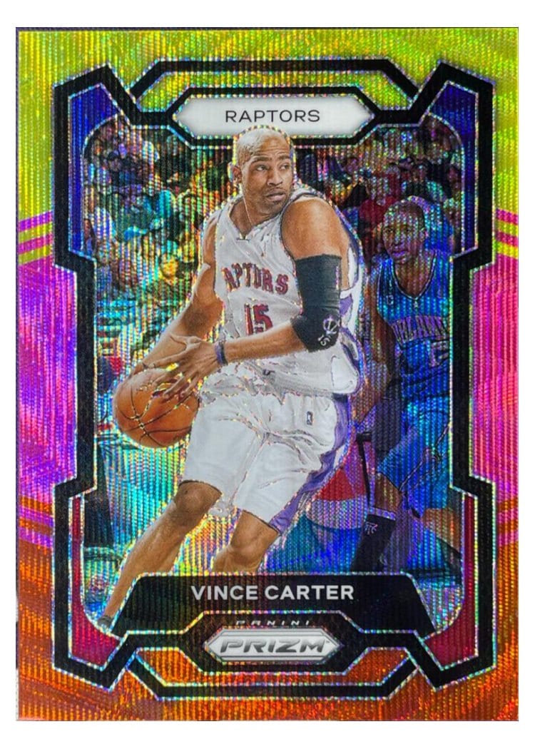 2023-24 Panini Prizm Base Set Vince Carter #195 card