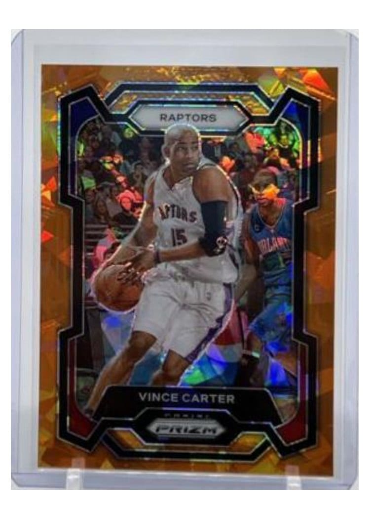 2023-24 Panini Prizm Base Set Vince Carter #195 card