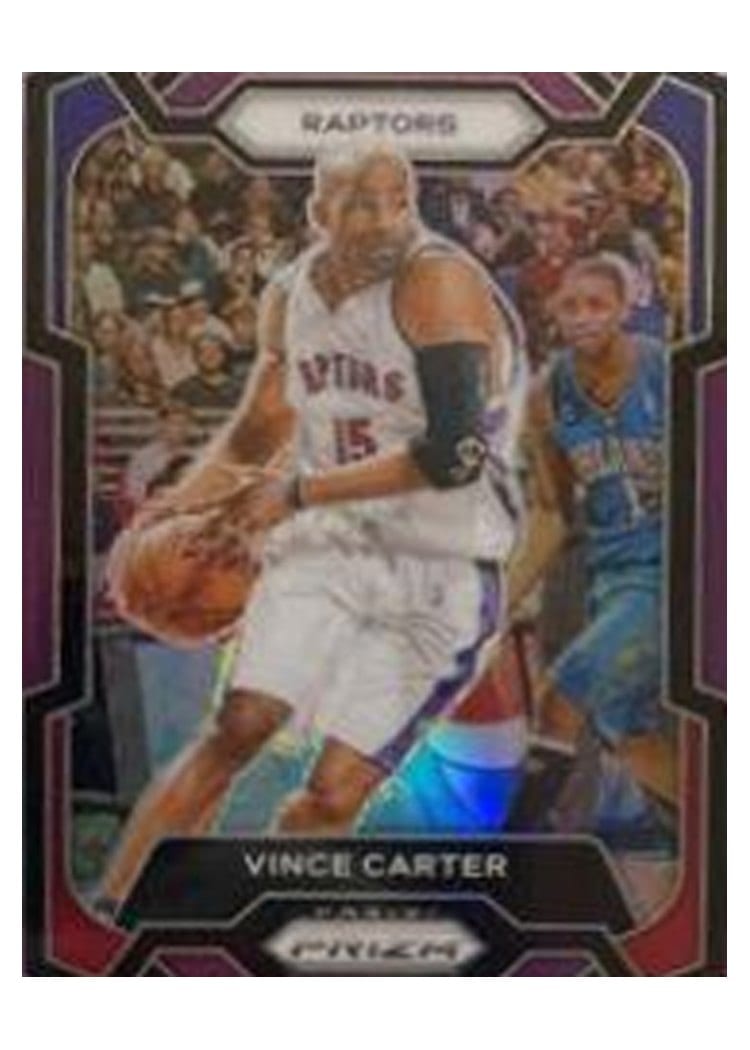 2023-24 Panini Prizm Base Set Vince Carter #195 card