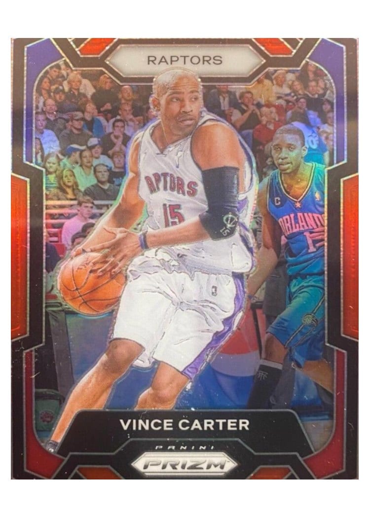2023-24 Panini Prizm Base Set Vince Carter #195 card