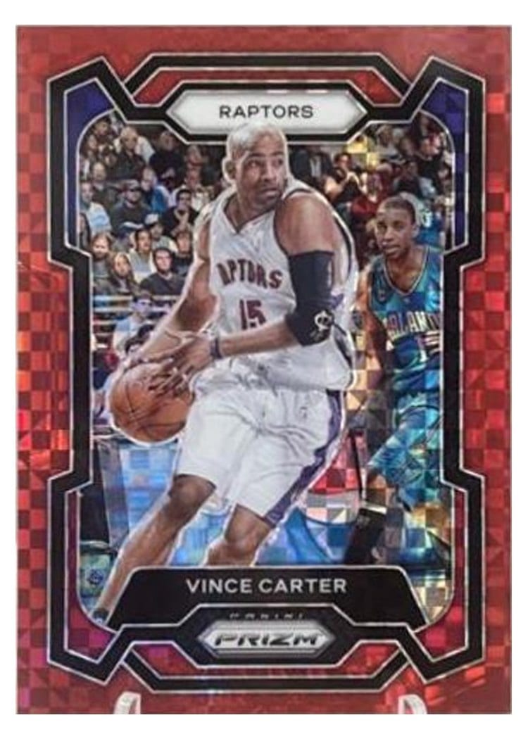 2023-24 Panini Prizm Base Set Vince Carter #195 card