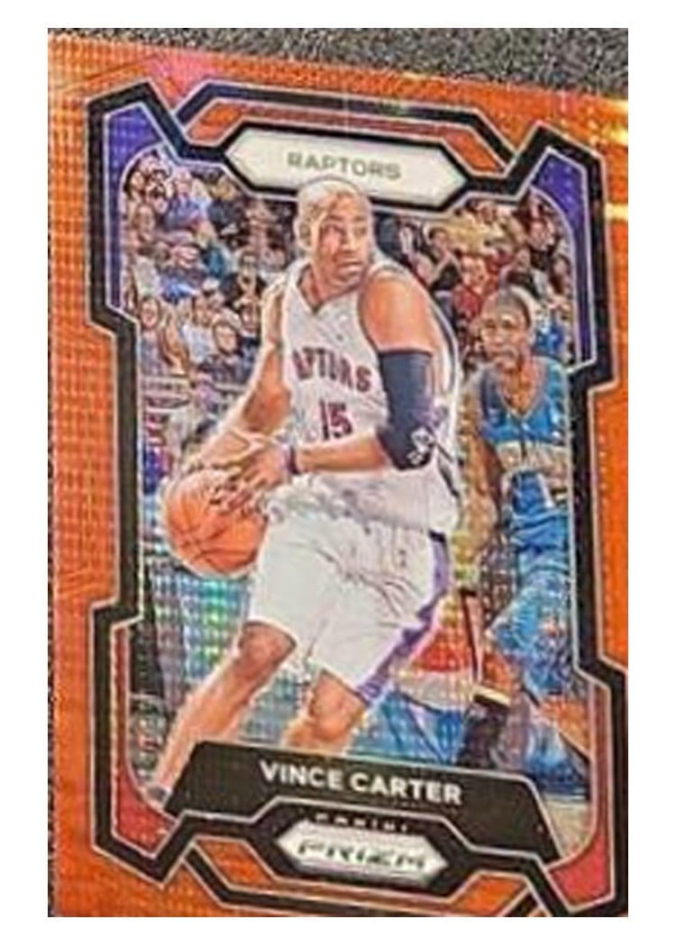 2023-24 Panini Prizm Base Set Vince Carter #195 card