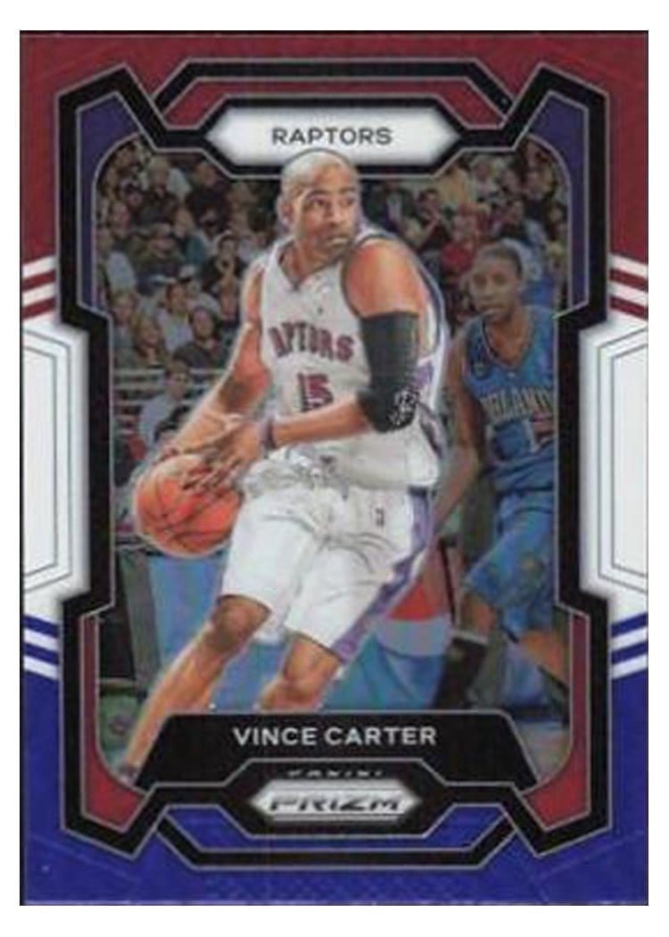 2023-24 Panini Prizm Base Set Vince Carter #195 card