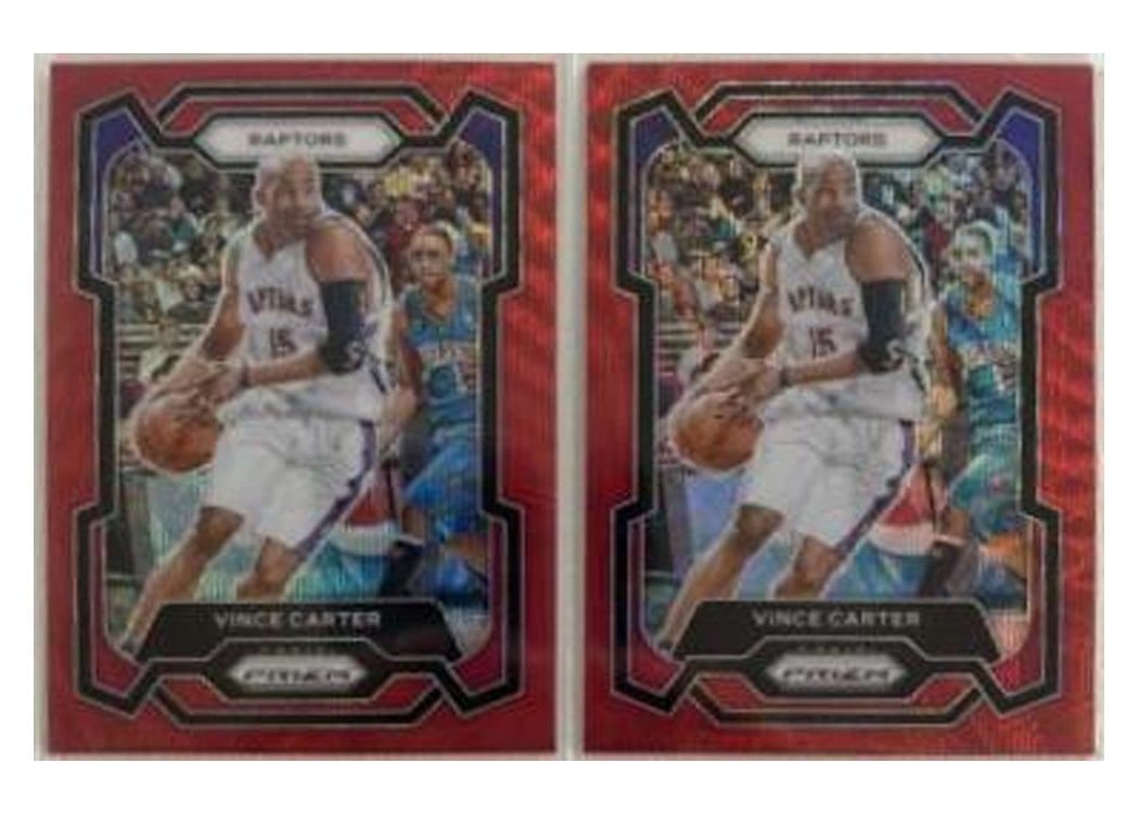 2023-24 Panini Prizm Base Set Vince Carter #195 card