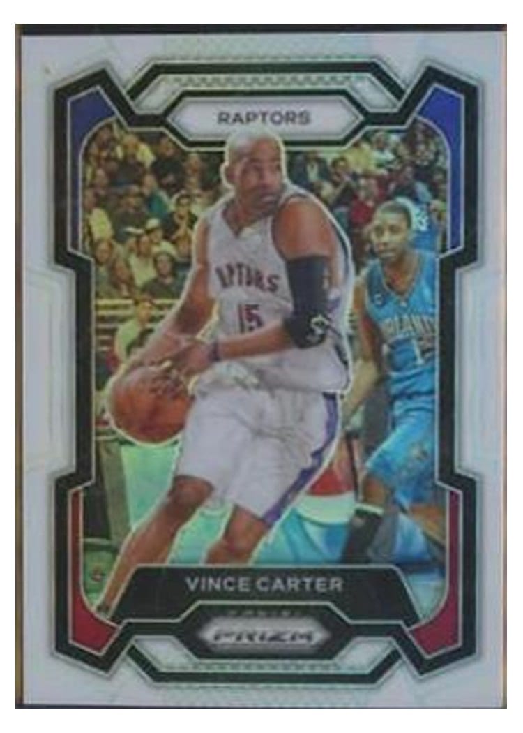 2023-24 Panini Prizm Base Set Vince Carter #195 card