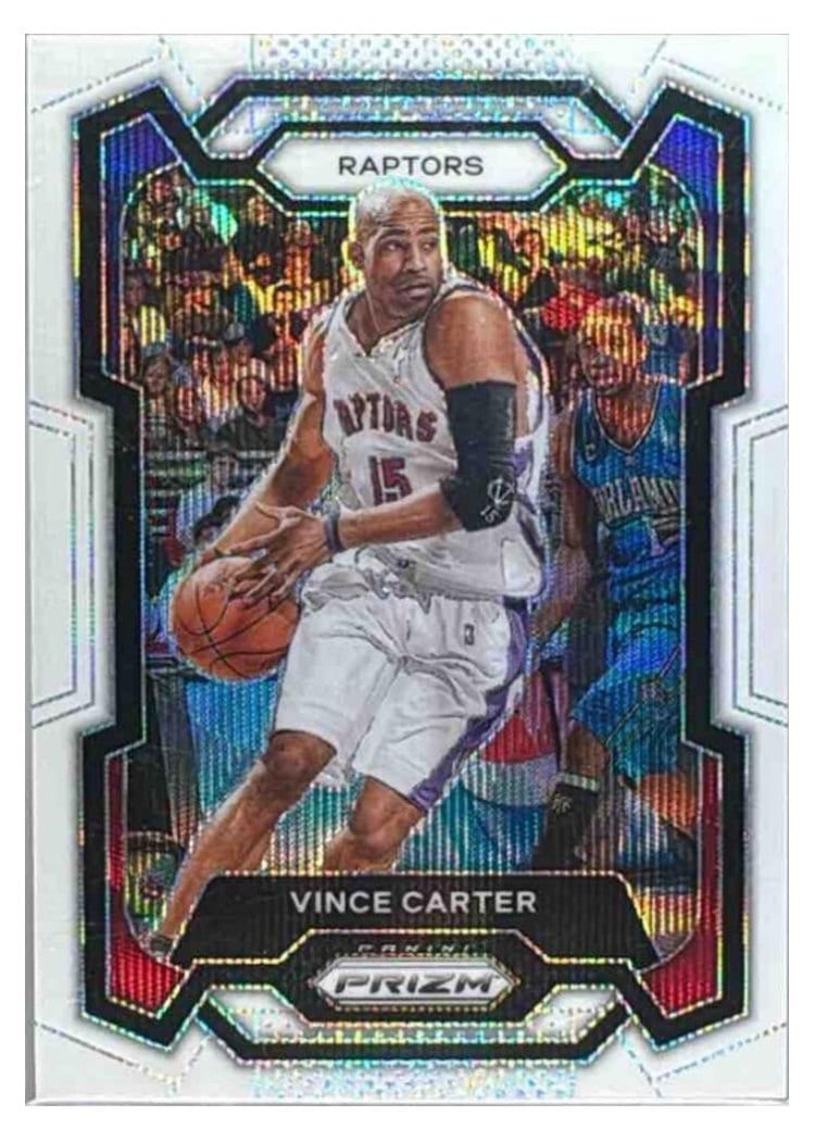 2023-24 Panini Prizm Base Set Vince Carter #195 card