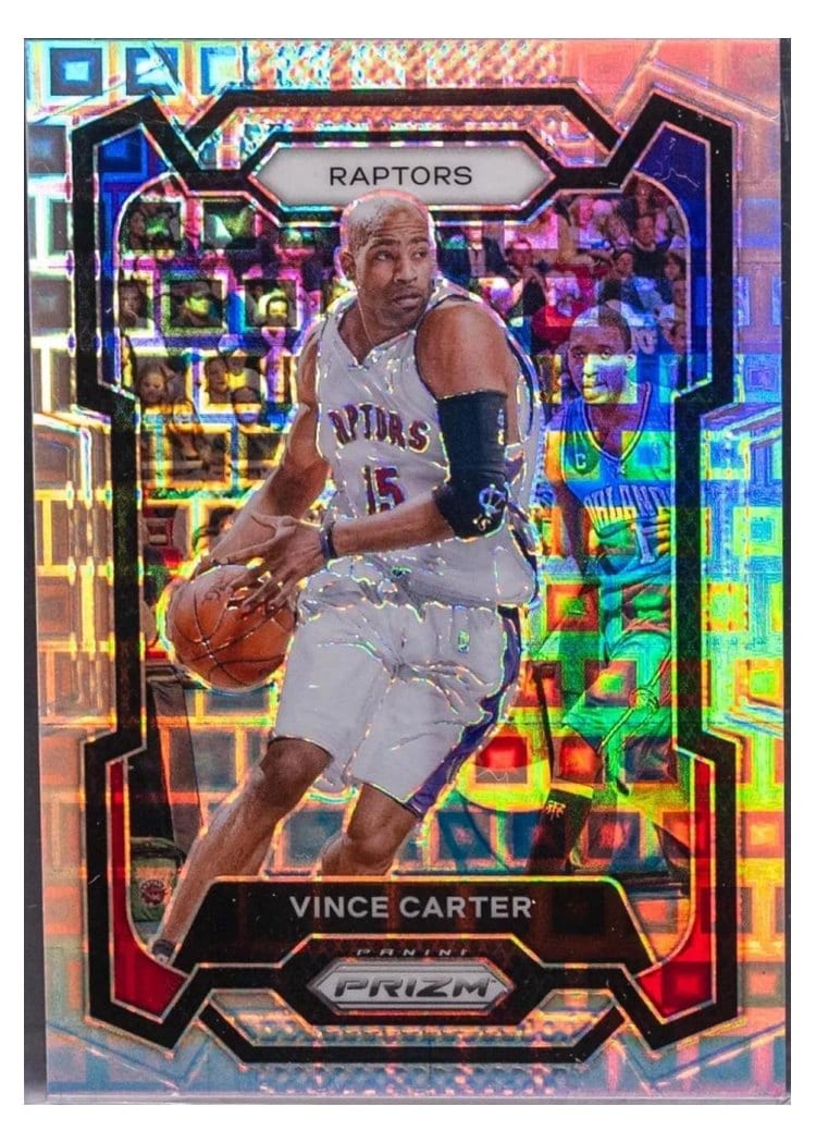 2023-24 Panini Prizm Base Set Vince Carter #195 card