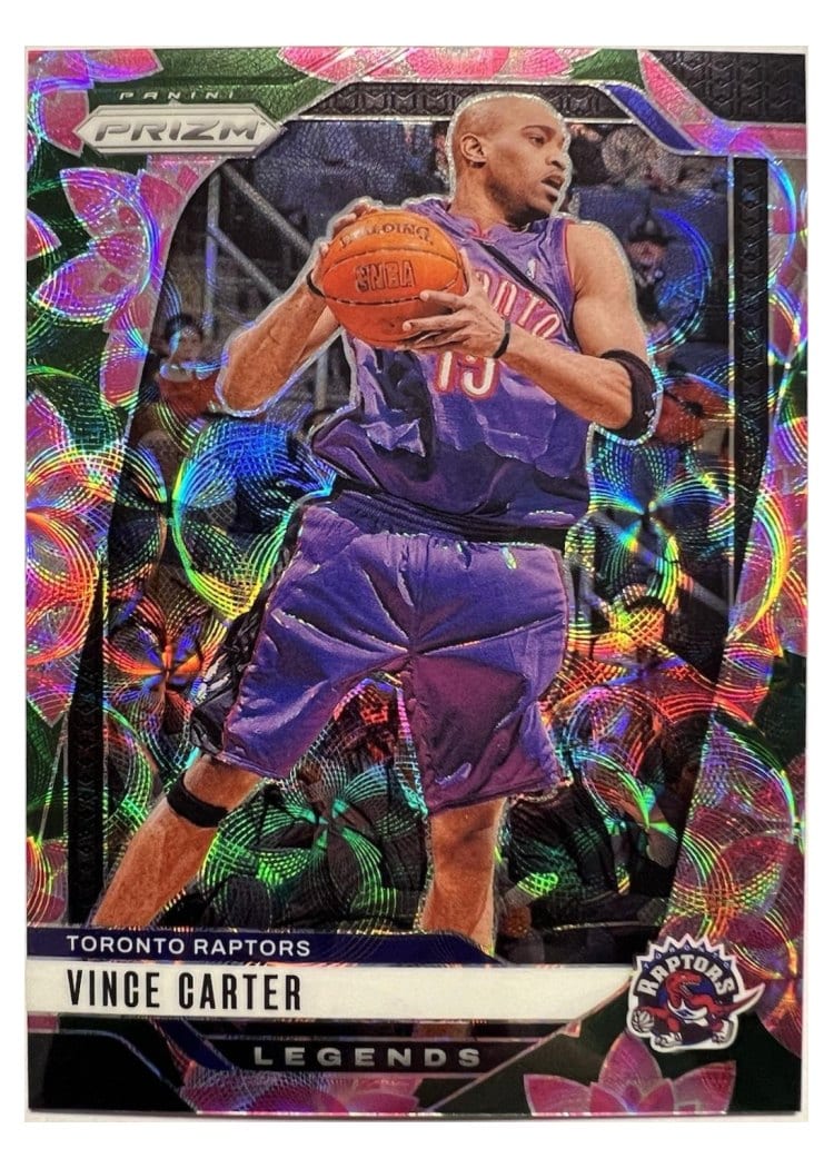 2024-25 Panini Prizm Base Set Vince Carter Lotus Flower #295 card