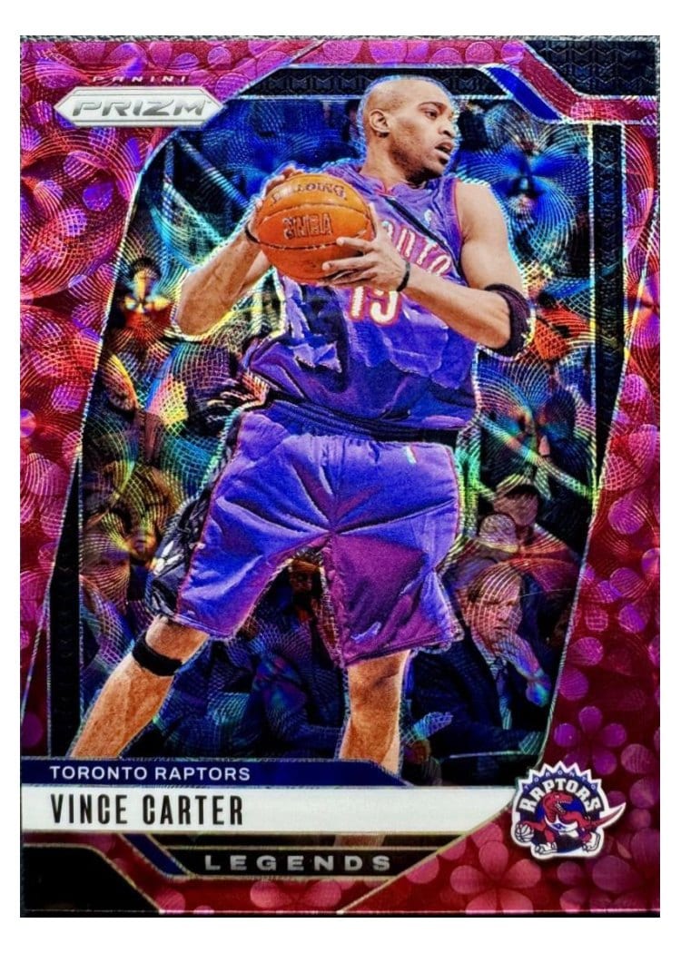 2024-25 Panini Prizm Base Set Vince Carter Plum Blossom #295 card