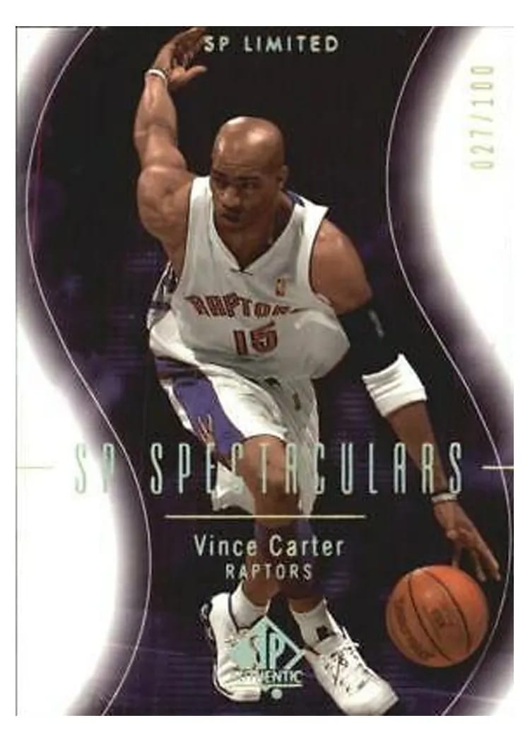 2003 SP Authentic Vince Carter Limited #124 card