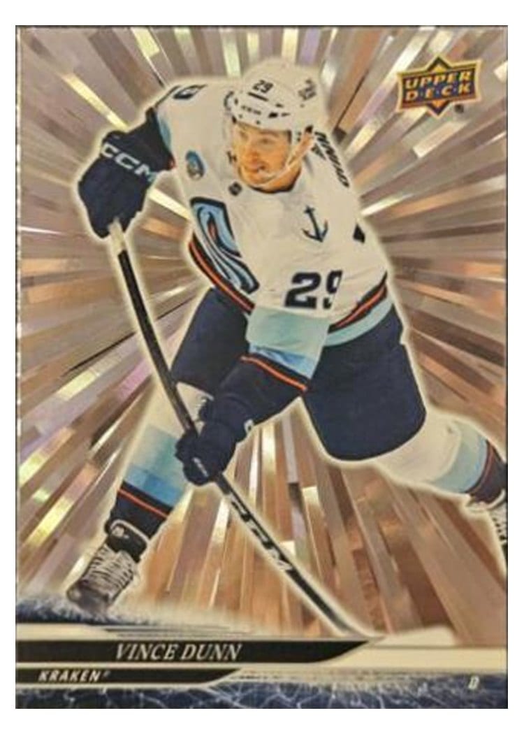 2024-25 Upper Deck Base Set Vince Dunn Outburst Silver #157 card