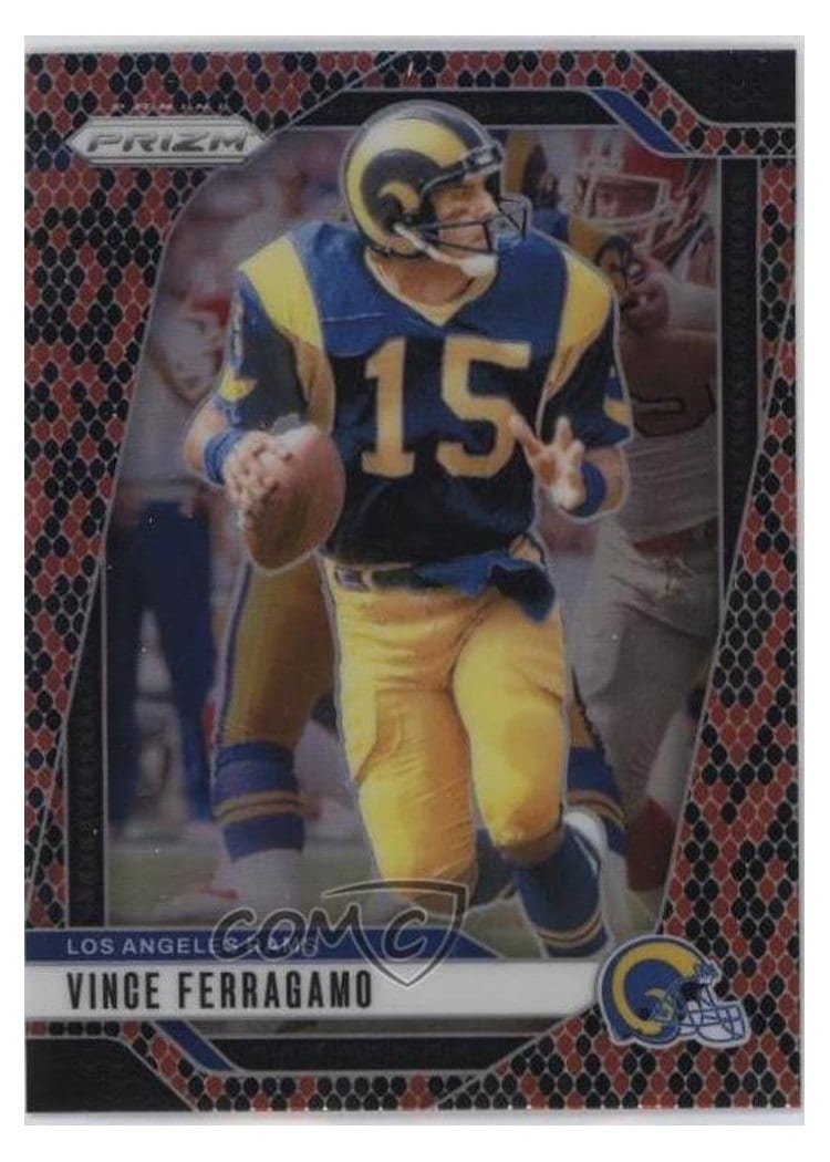 2024 Panini Prizm Base Set Vince Ferragamo Snakeskin #174 card