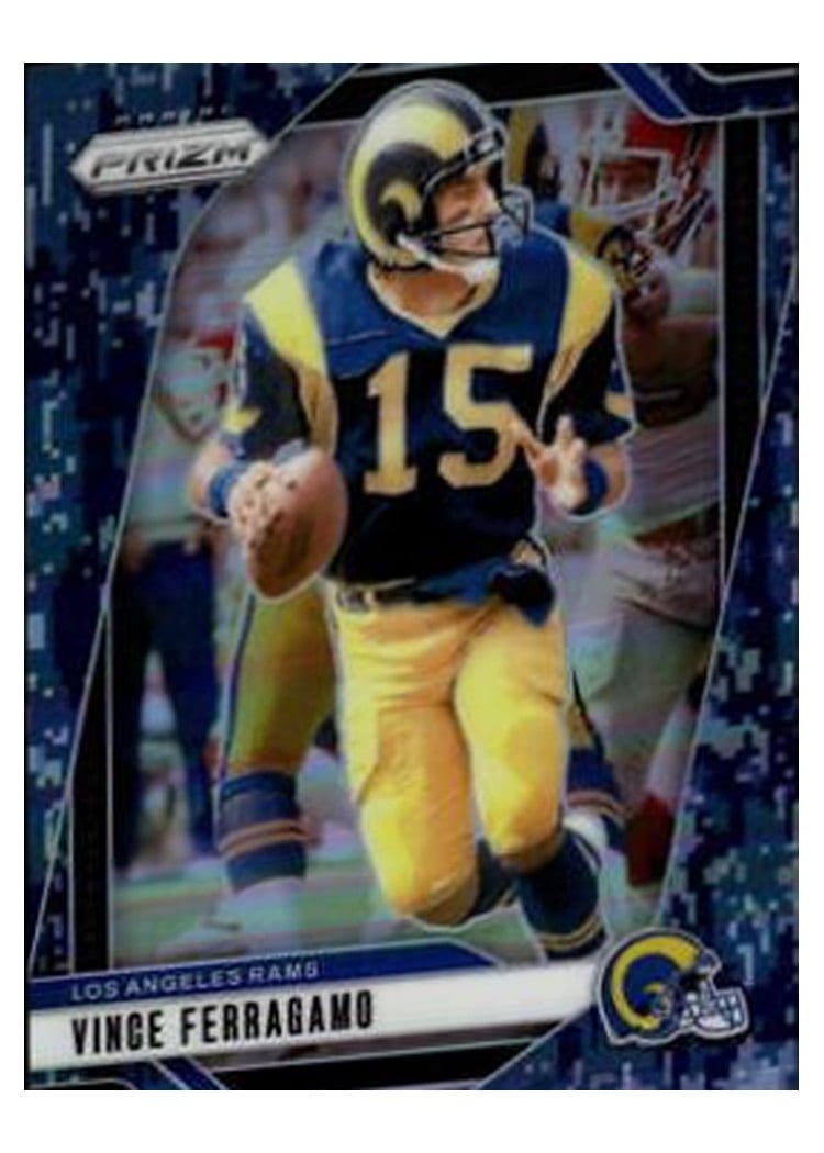 2024 Panini Prizm Base Set Vince Ferragamo Navy Camo #174 card