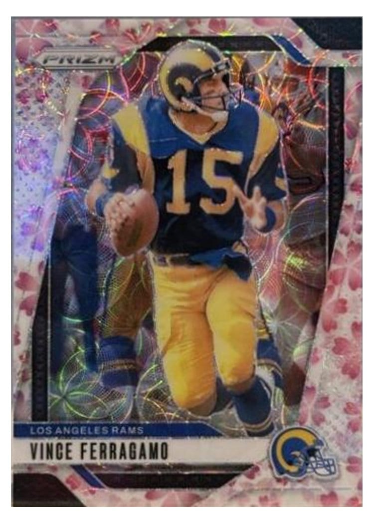 2024 Panini Prizm Base Set Vince Ferragamo Choice Cherry Blossom #174 card