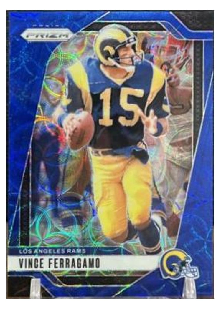 2024 Panini Prizm Base Set Vince Ferragamo Choice Blue #174 card
