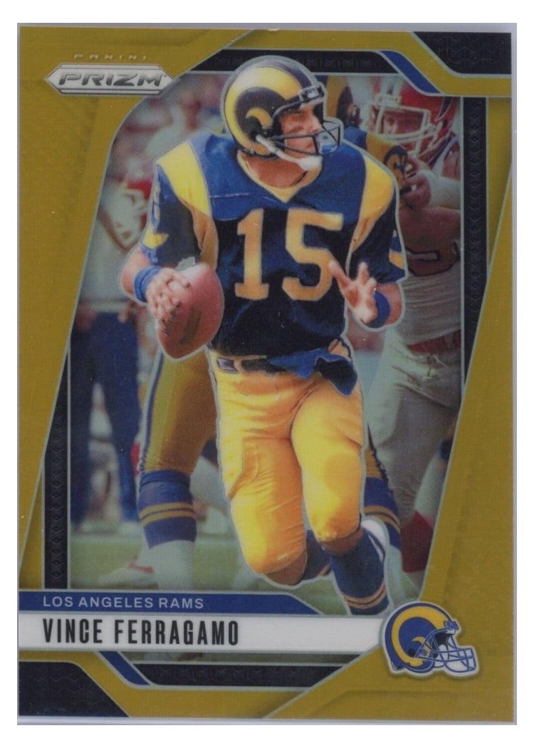 2024 Panini Prizm Base Set Vince Ferragamo Gold #174 card