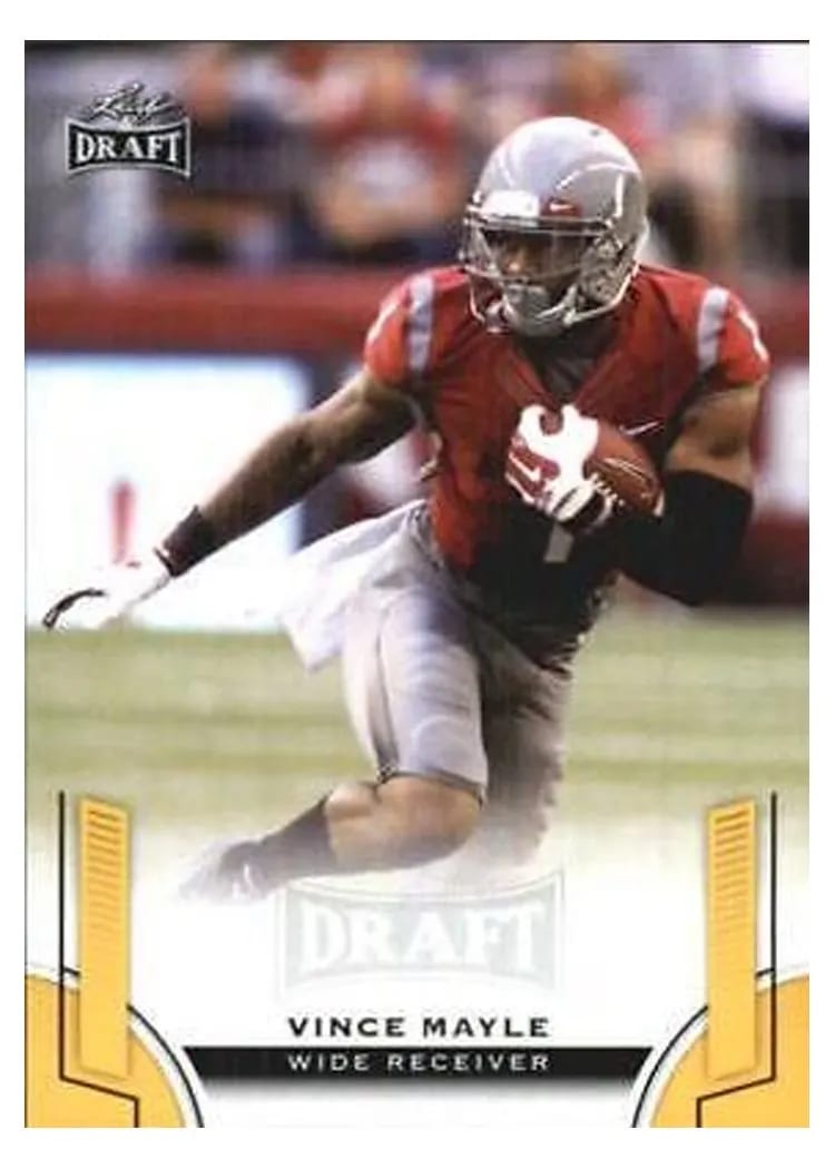 2015 Leaf Draft Vince Mayle Gold #62 card